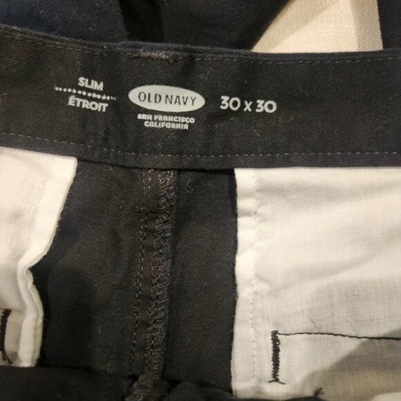 Old Navy Mens slim Chinos 30X30 100% cotton - Picture 4 of 5